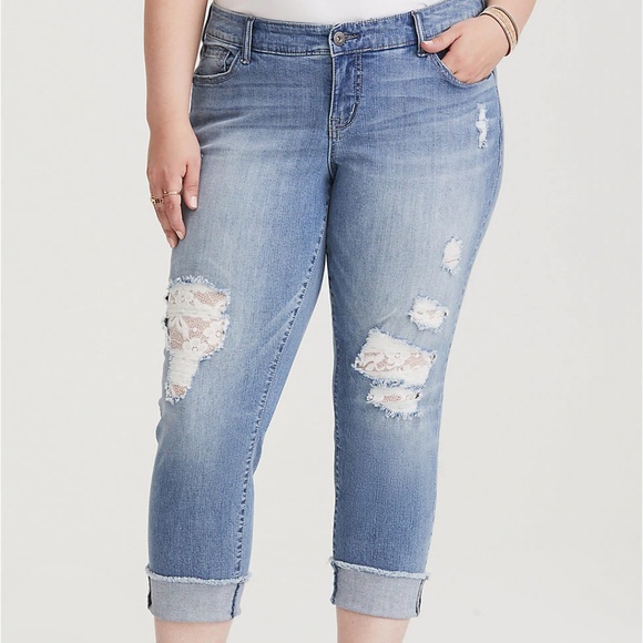 torrid distressed jeans